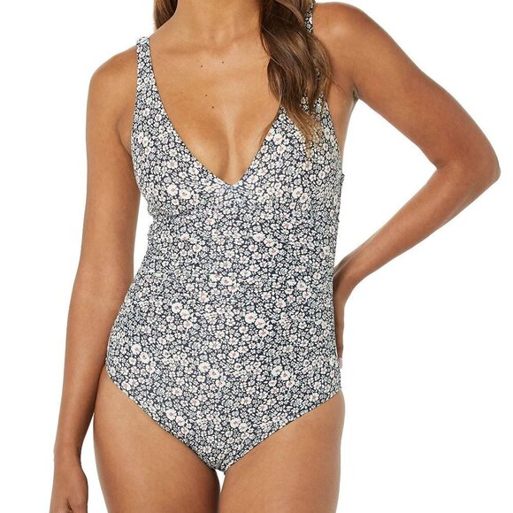 AMAZON ESSENTIALS WOMEN'S TUMMY CONTROL SHAPING FLORAL SWIMSUIT SIZE 00 NEW - Picture 1 of 9